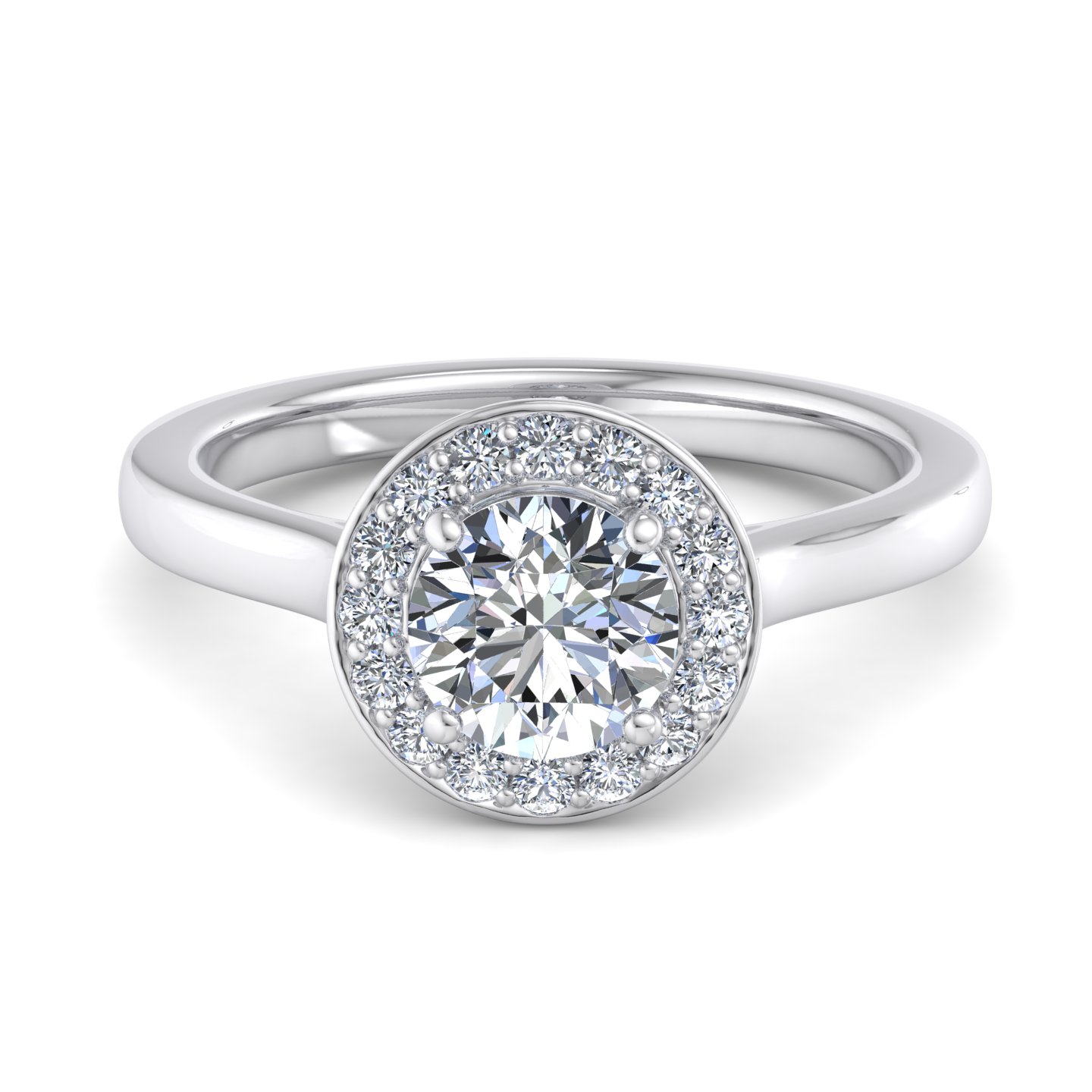 Korman Signature Cait Halo Engagement Ring Setting